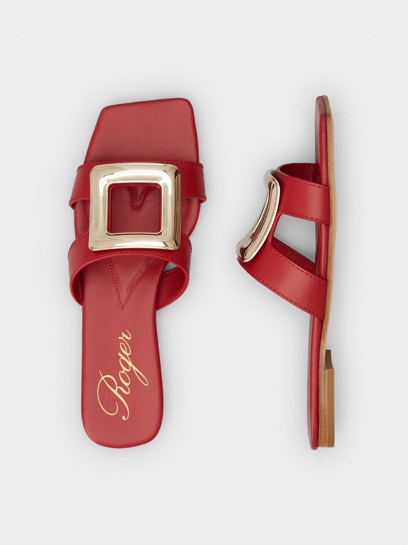 Viv' by the Sea Mules in leather 4