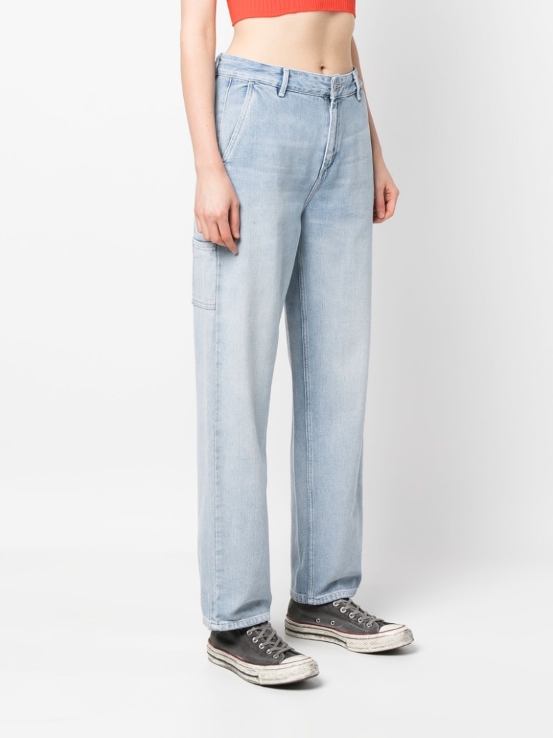 utility-inspired straight-leg jeans - 3