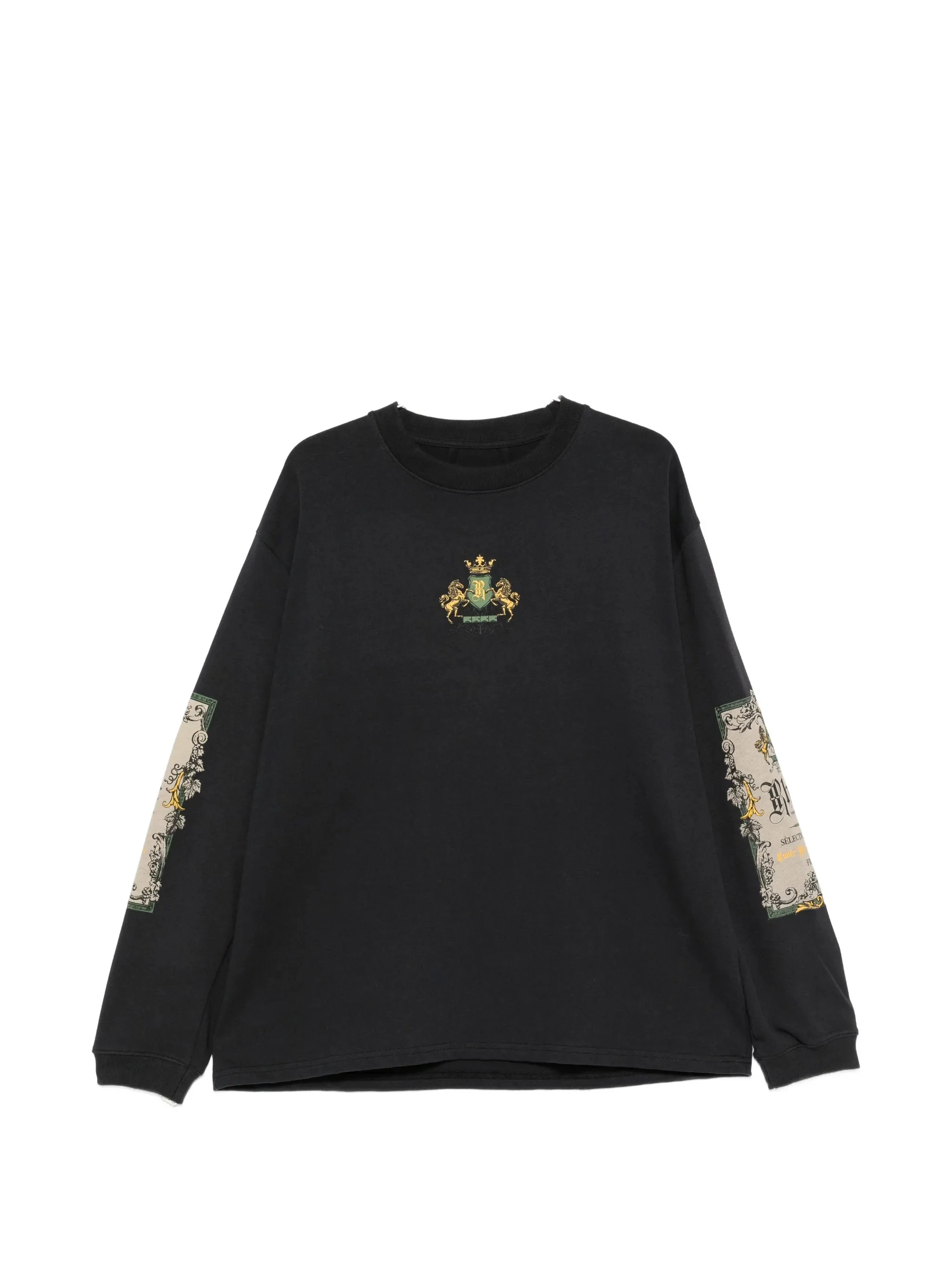 Rhude Bordeaux Reserve Graphic-print Long-sleeve T-shirt - 1