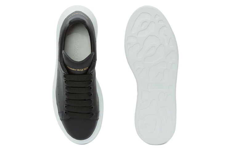 (WMNS) Alexander McQueen Oversized Sneaker 'Black' 553770WHGP01000 - 5