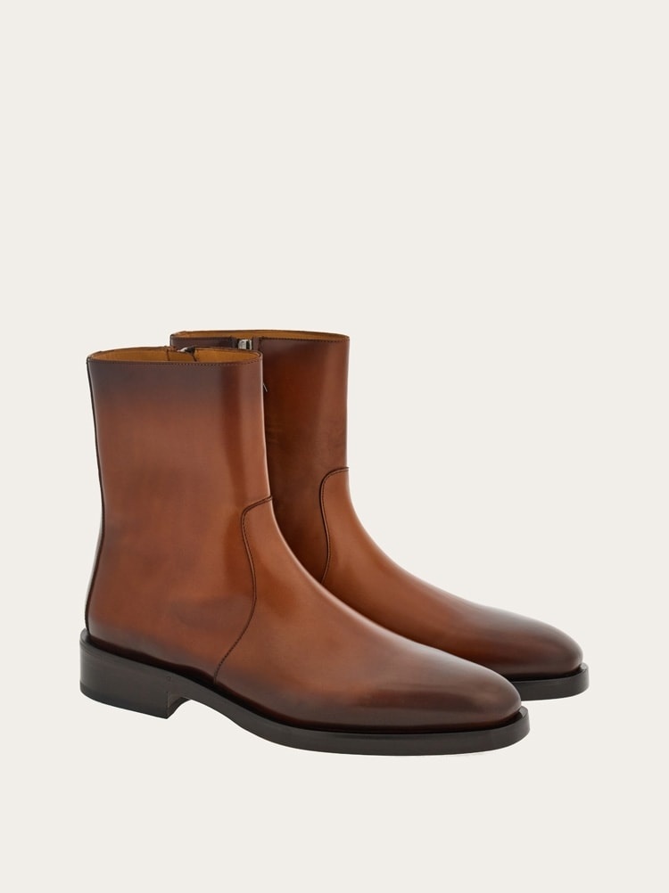 DUAL TONE ANKLE BOOT - 4