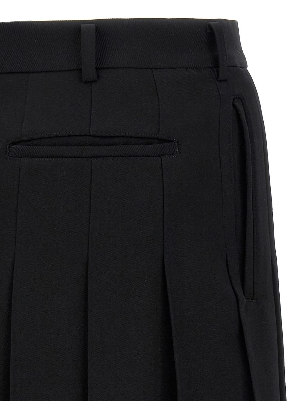 pleated bermuda shorts - 4