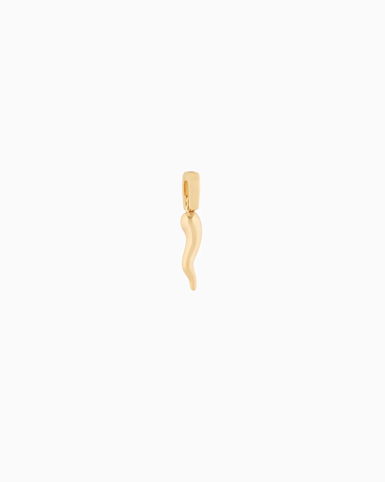 EMPORIO ARMANI GOLD-TONE BRASS CHARM - 1