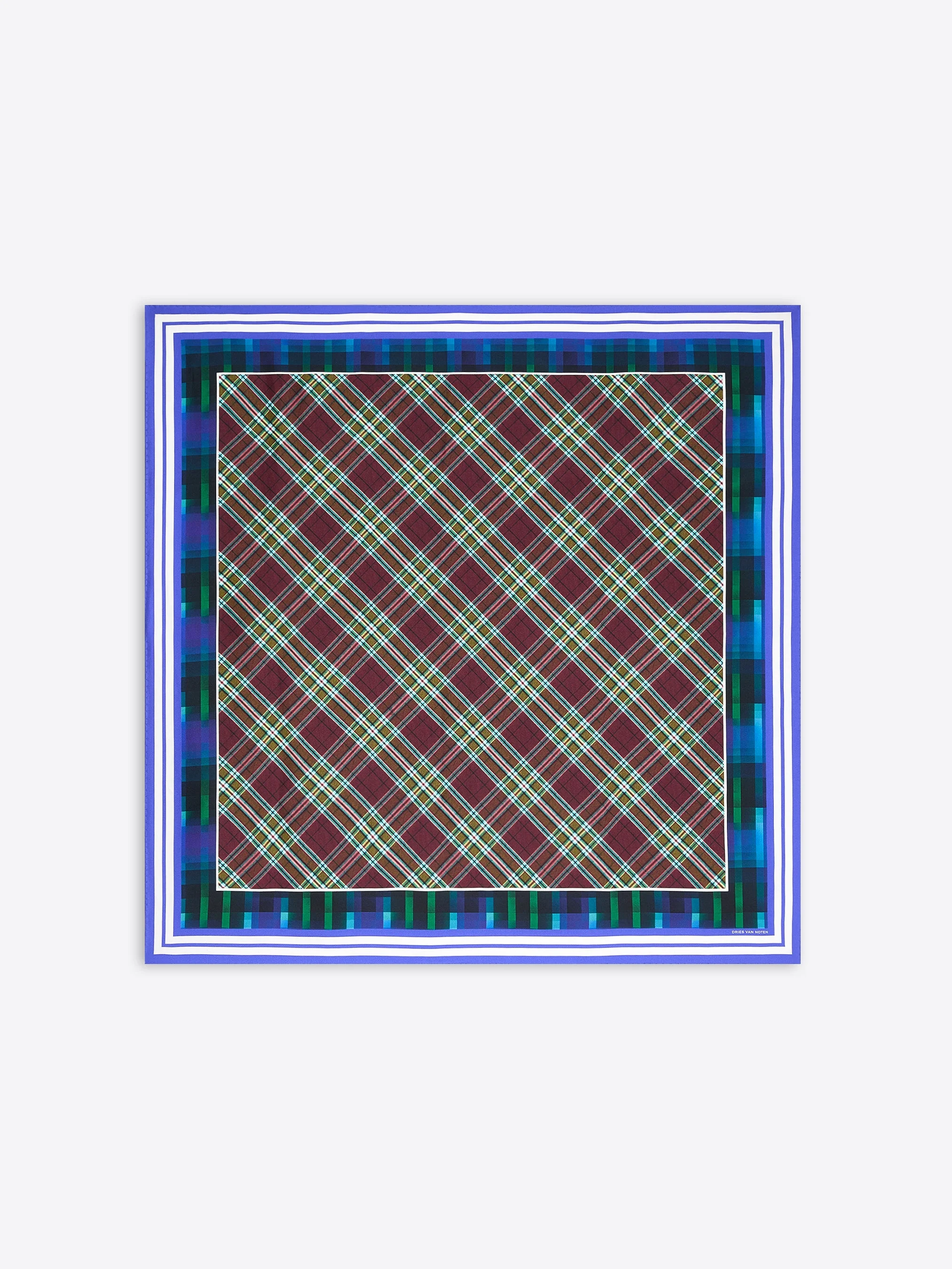 SILK SQUARE SCARF - 1