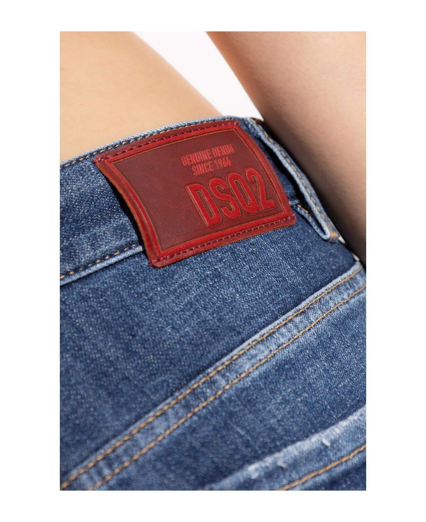 Logo Patch Flared Jeans - 2