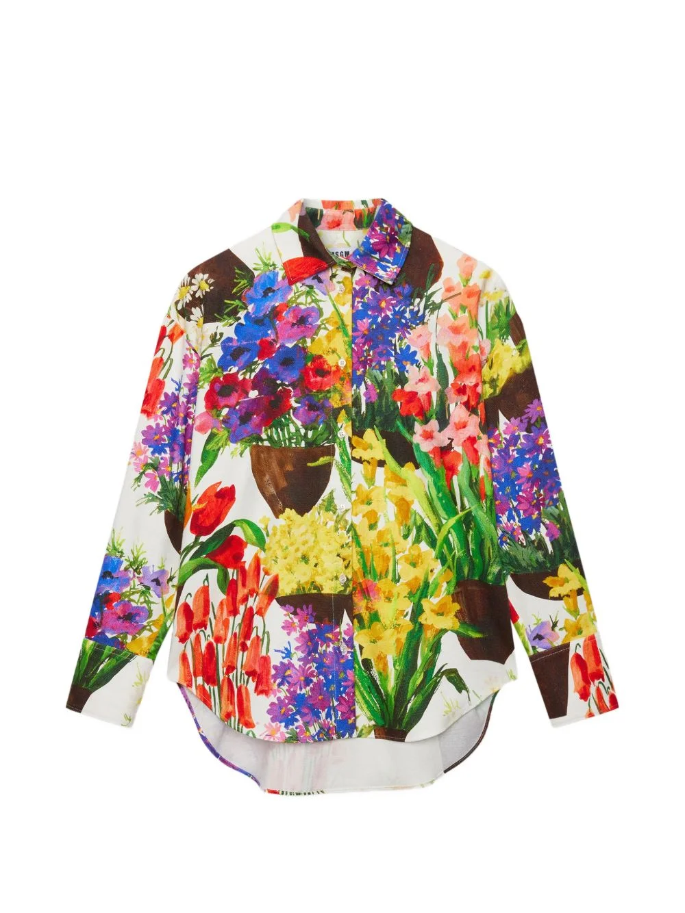 floral print shirt - 1