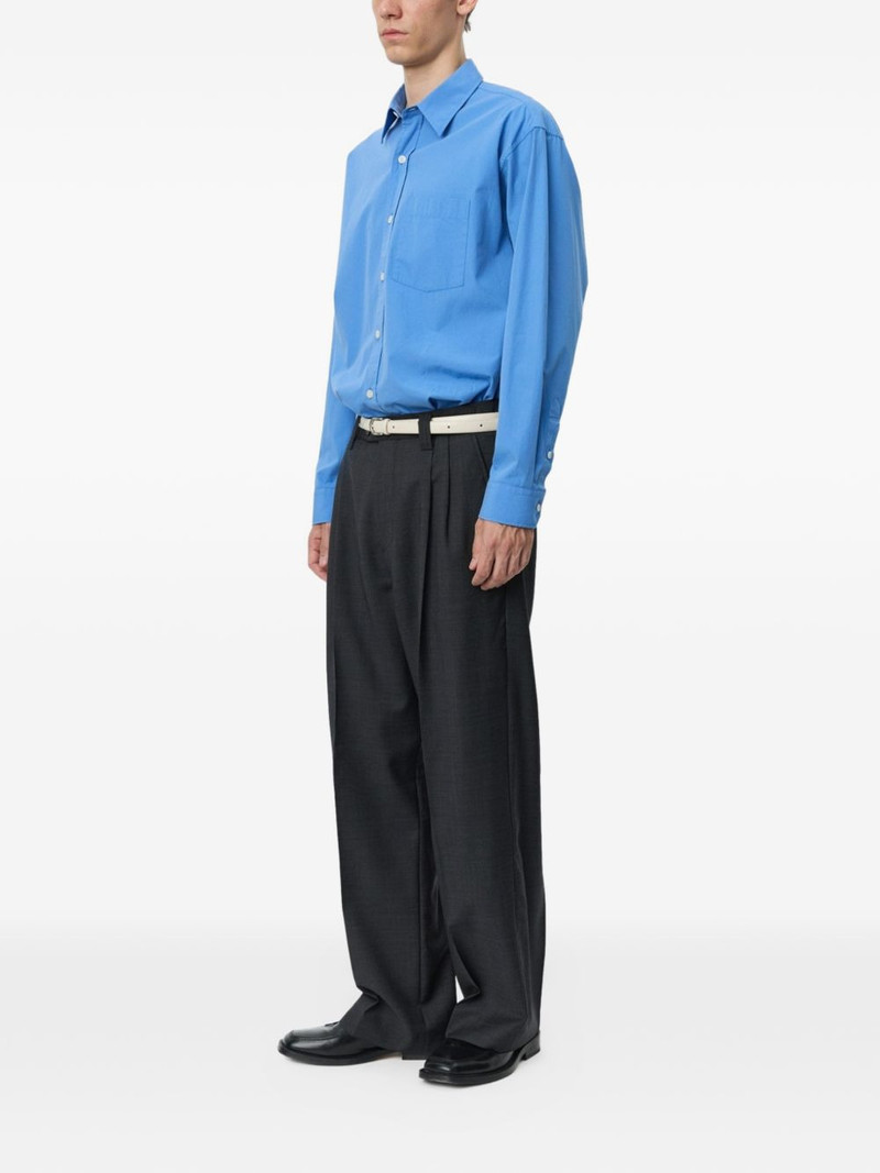mfpen check pleated trousers outlook