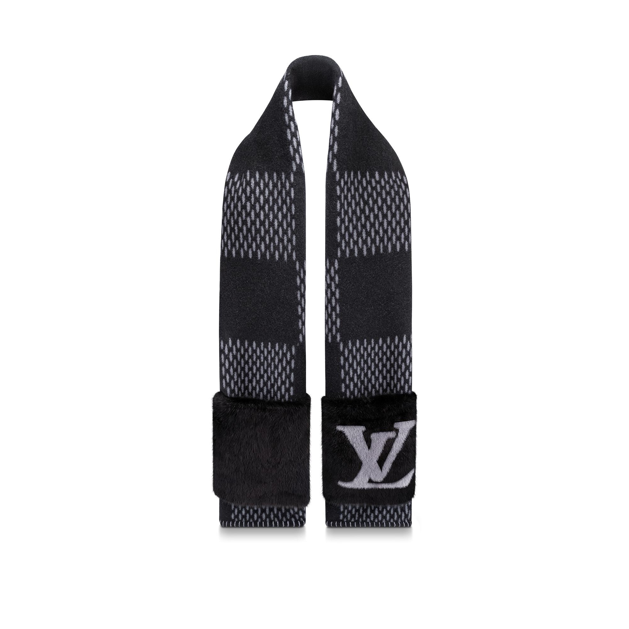 Damier Warm Oversized Scarf - 4