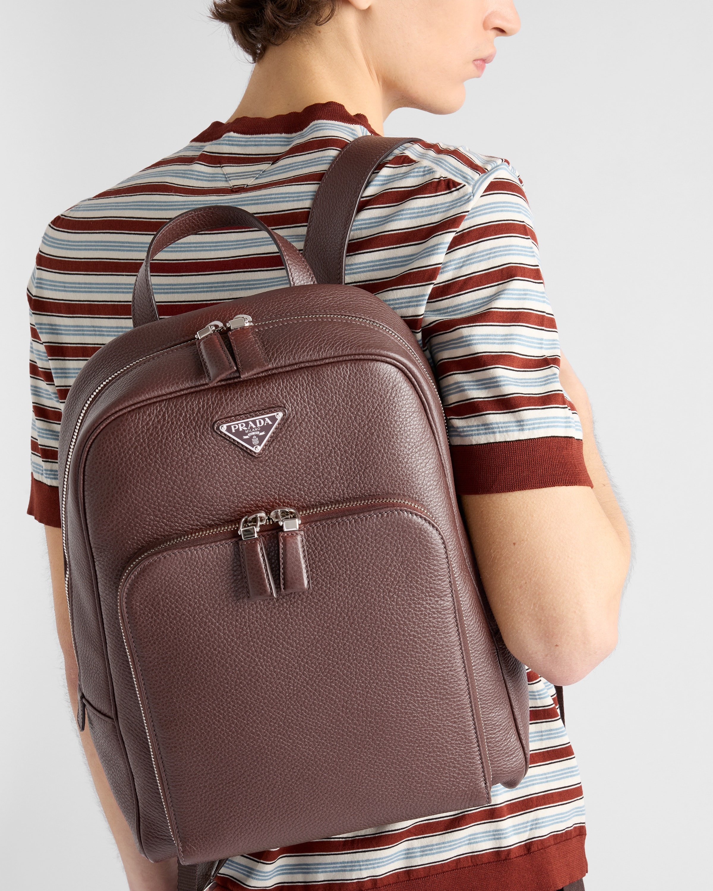 Leather backpack - 8