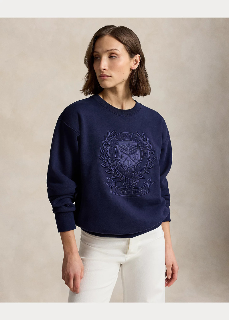 Wimbledon Vintage Fit Crest Sweatshirt 5