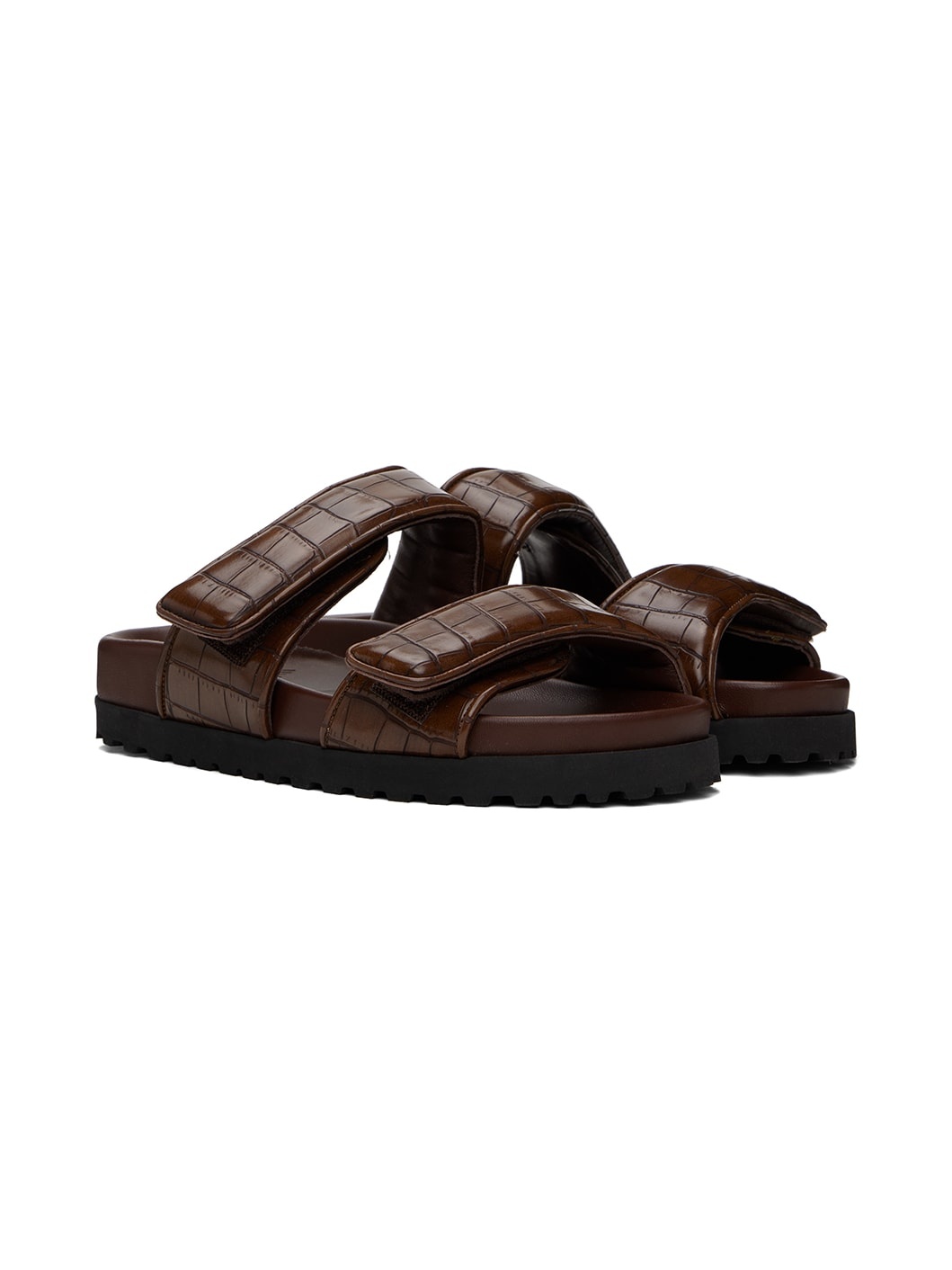 Brown Perni 11 Croc Sandals - 4