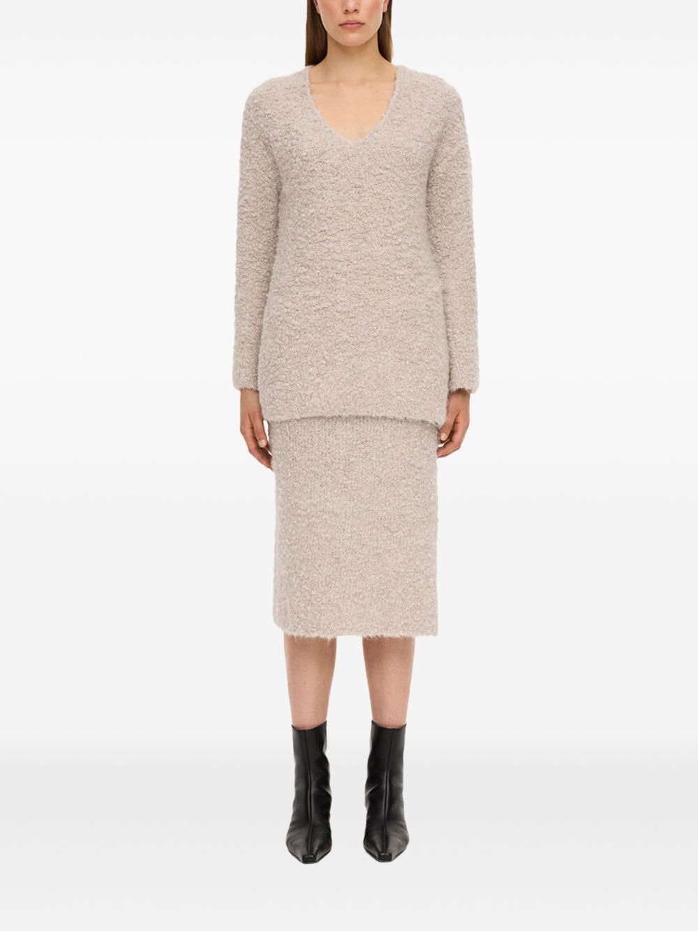 wide-sleeve sweater - 2