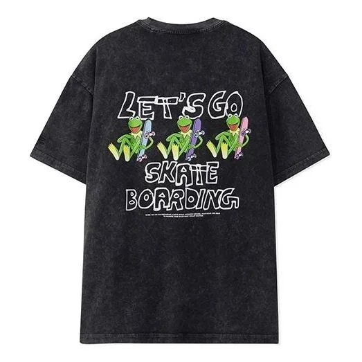 Li-Ning x Disney Muppets Graphic T-shirt 'Black' AHSR839-3 - 1
