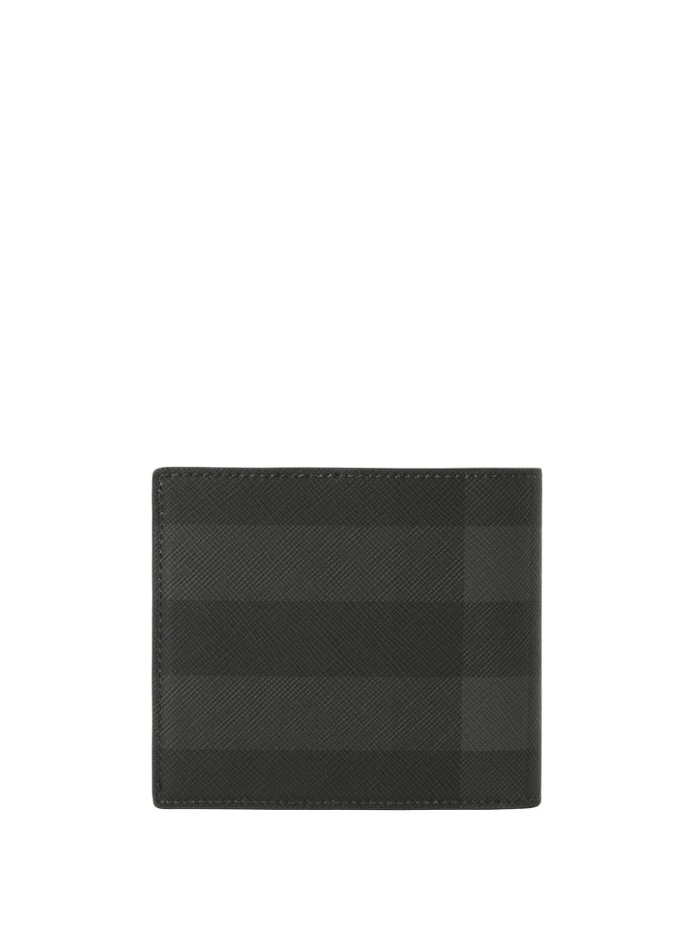 checked bi-fold wallet - 2