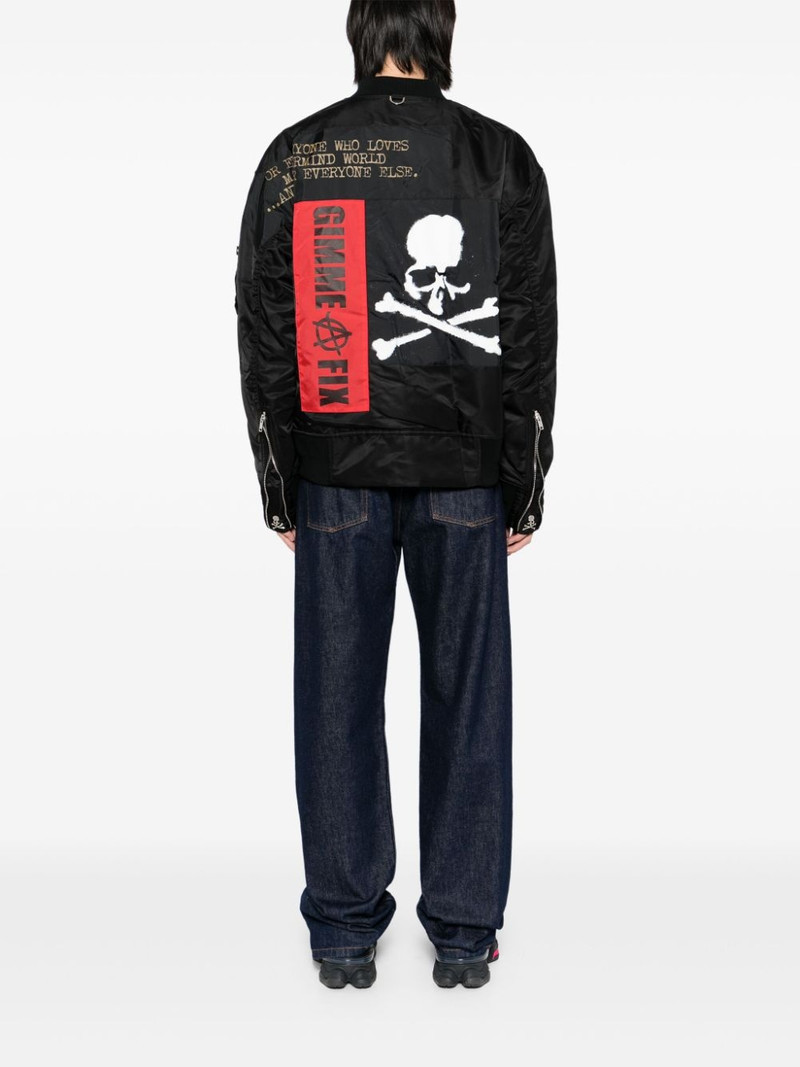 MASTERMIND WORLD zip-up bomber jacket outlook