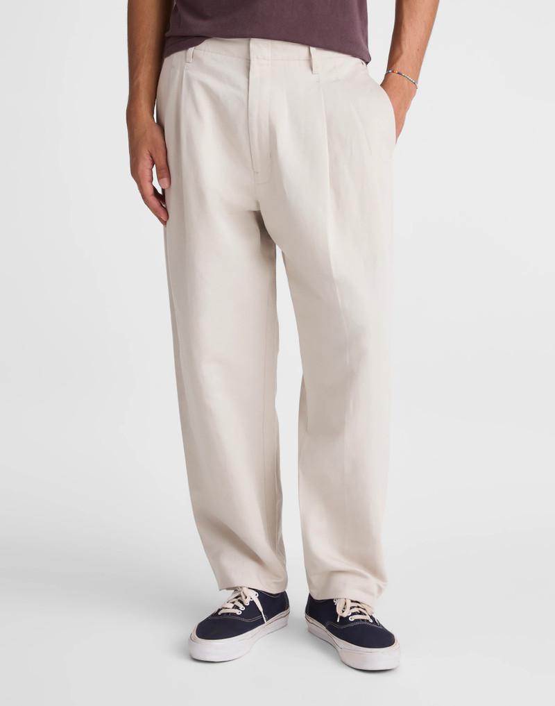 Double-Pleated Trousers in Meridian Linen Blend 3