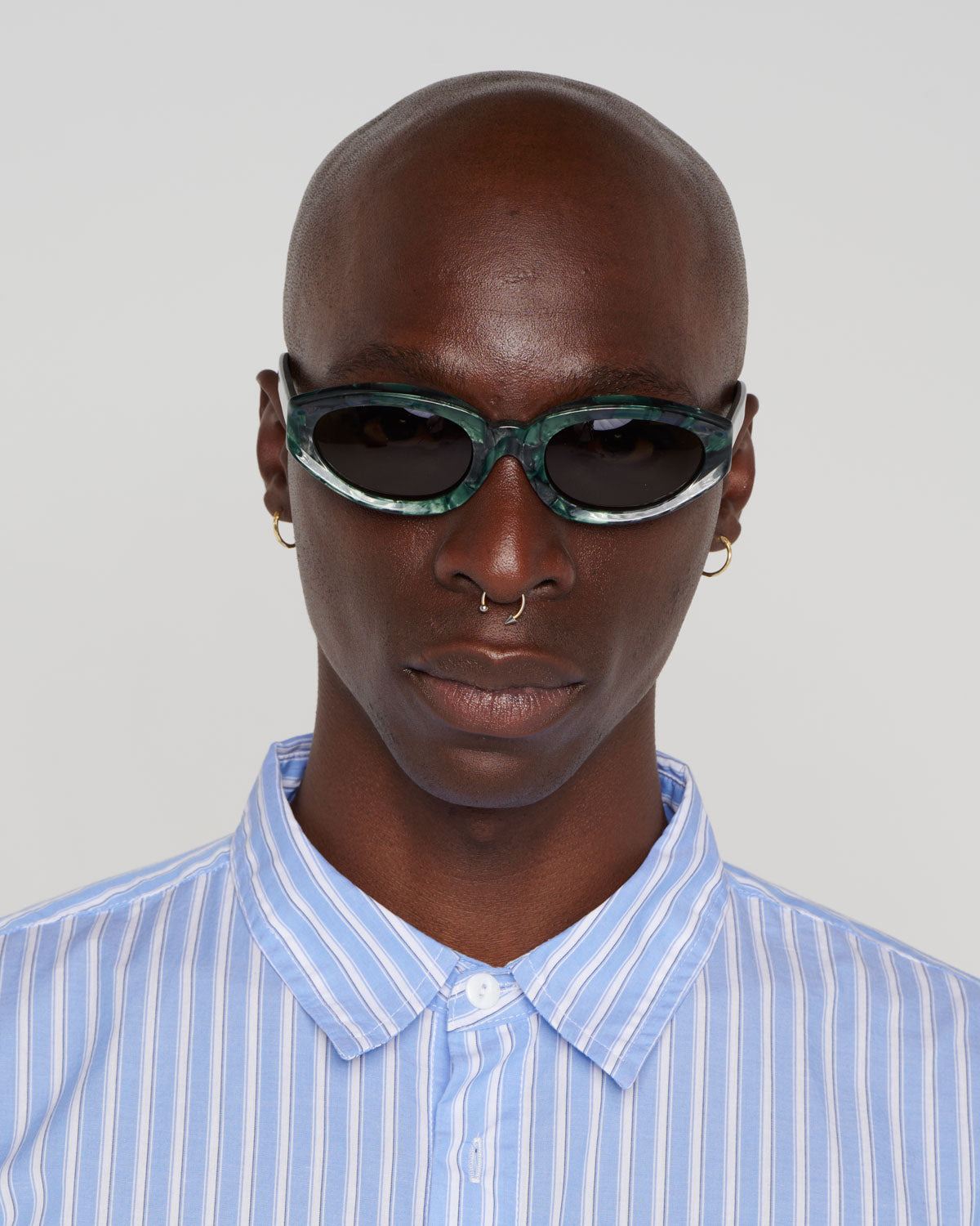 Shyne Post Modern Primitive Eye Protection - Green Pearl - 5