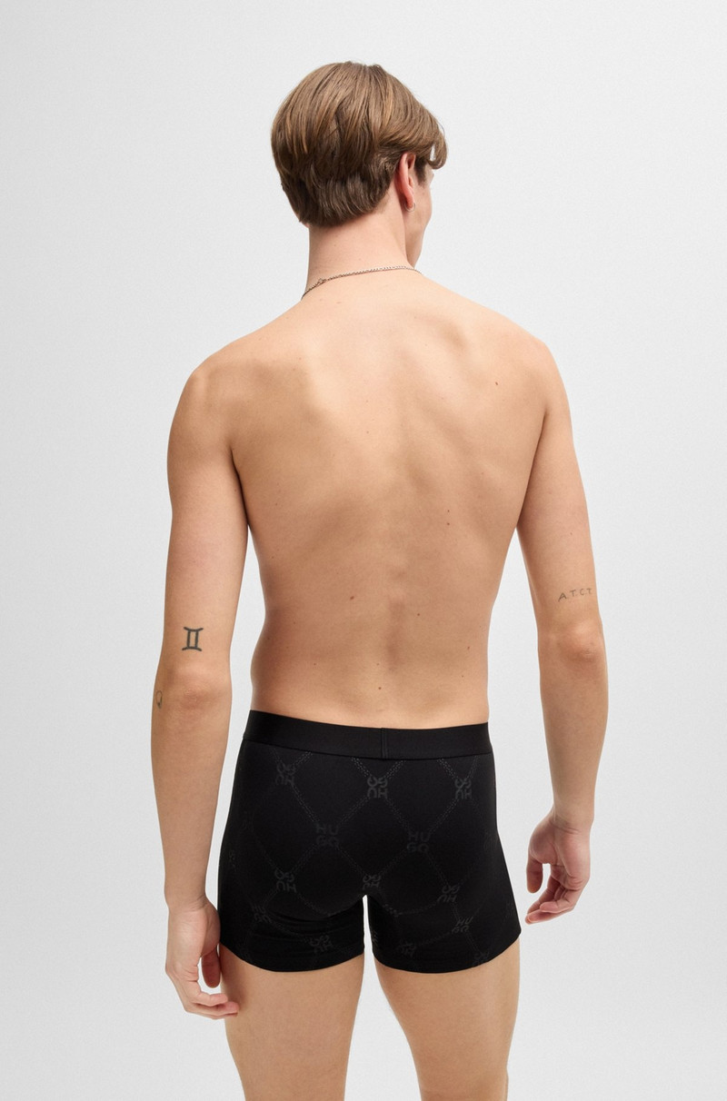 HUGO TWO-PACK OF STRETCH-COTTON BOXER BRIEFS WITH LOGOS outlook