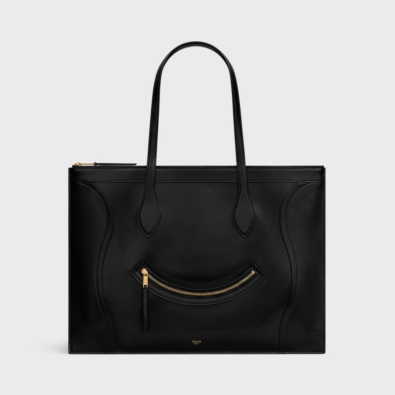 FLAT CABAS LUGGAGE IN GLOSSY CALFSKIN 1