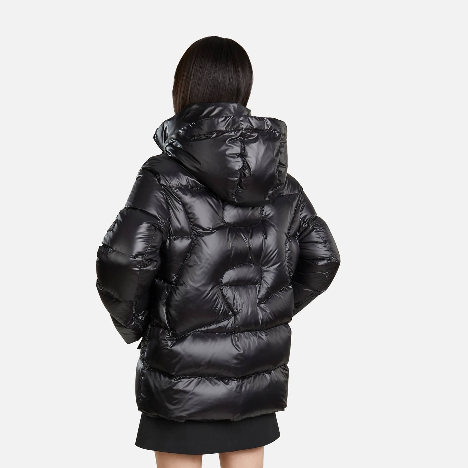 Hooded Down Jacket Black - 5