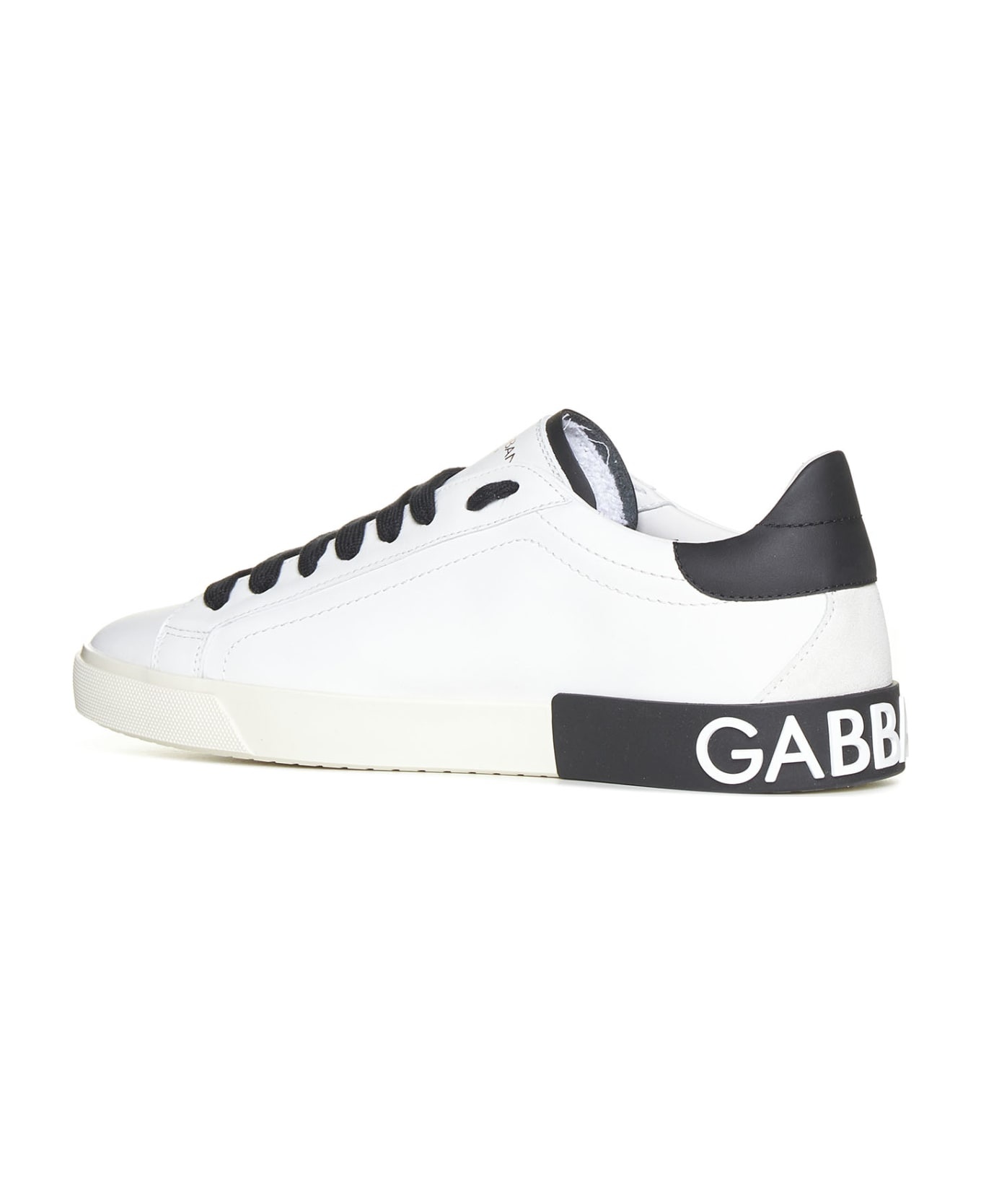 Portofino White Leather Sneakers - 3
