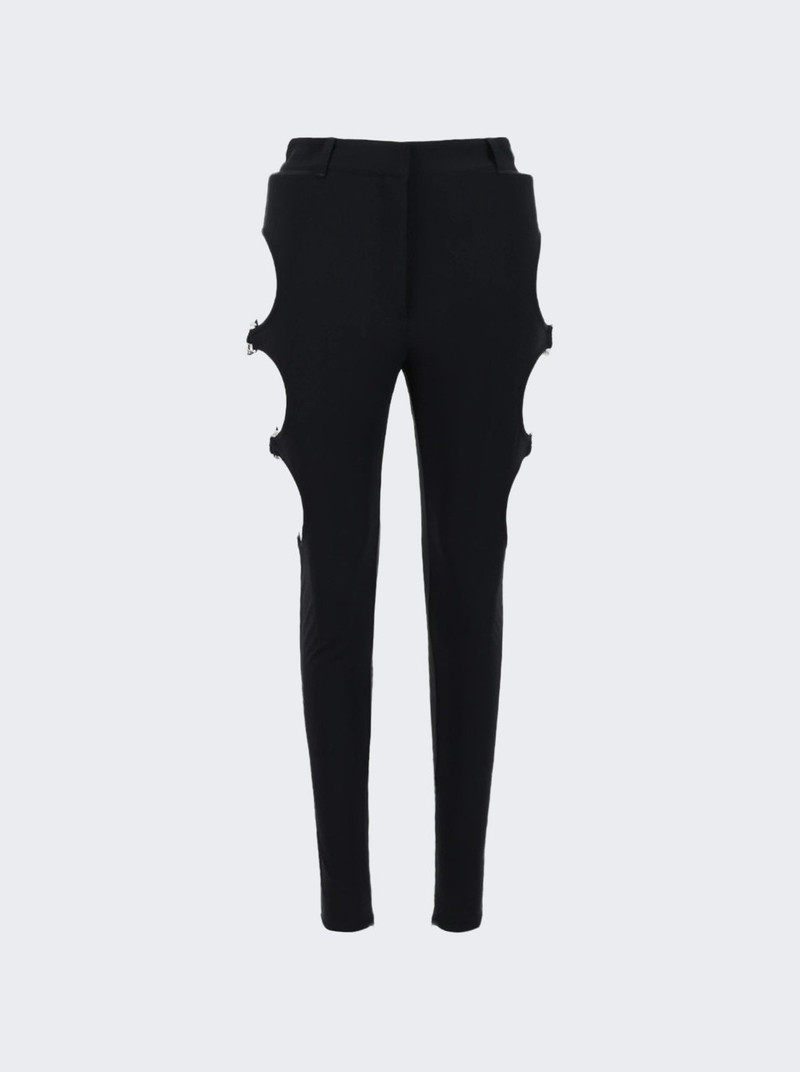 Hook And Bar Cut-out Legging Black 1