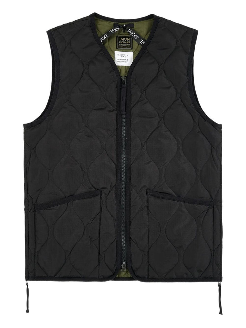 V-neck down gilet 1