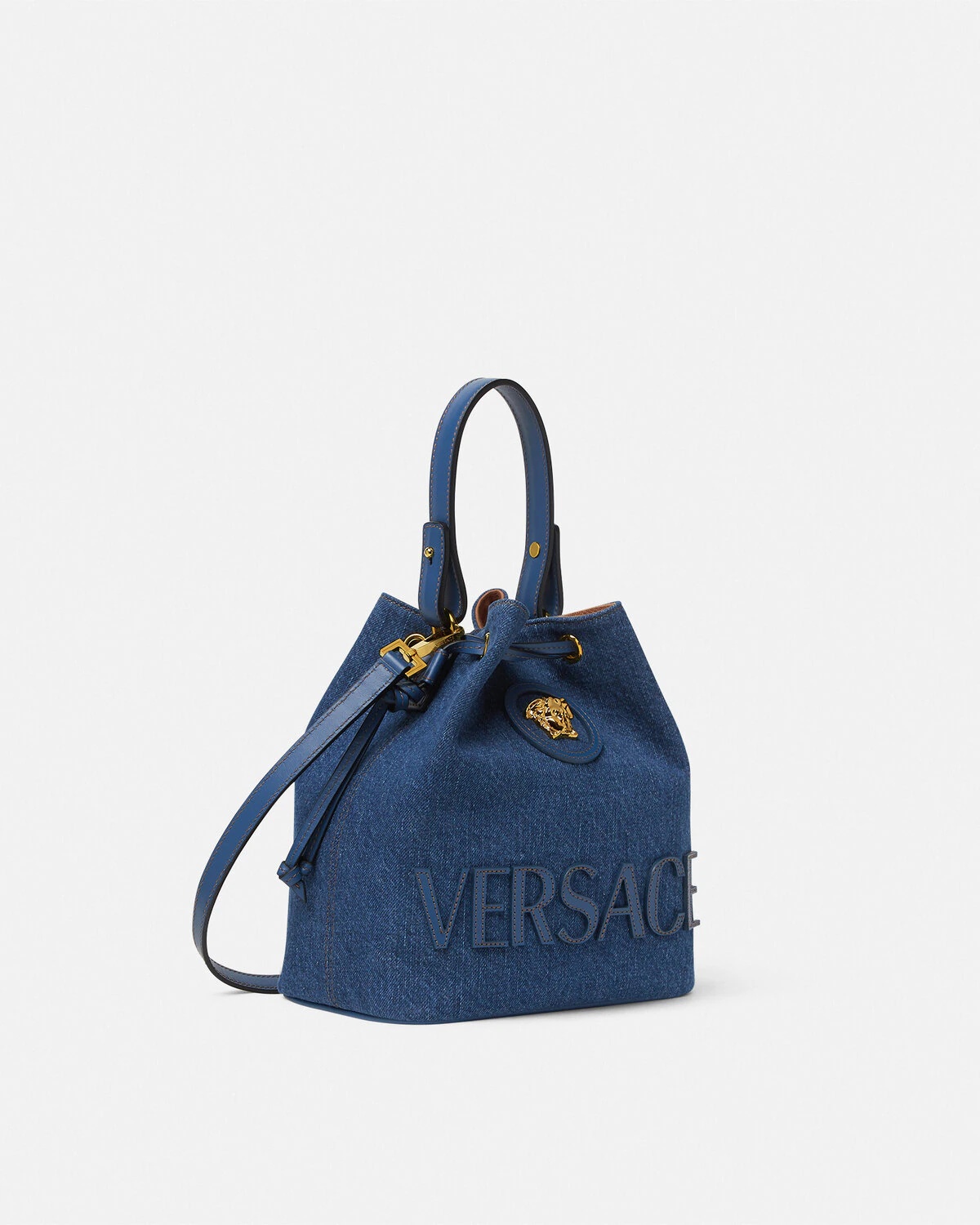 La Medusa Denim Bucket Bag - 2