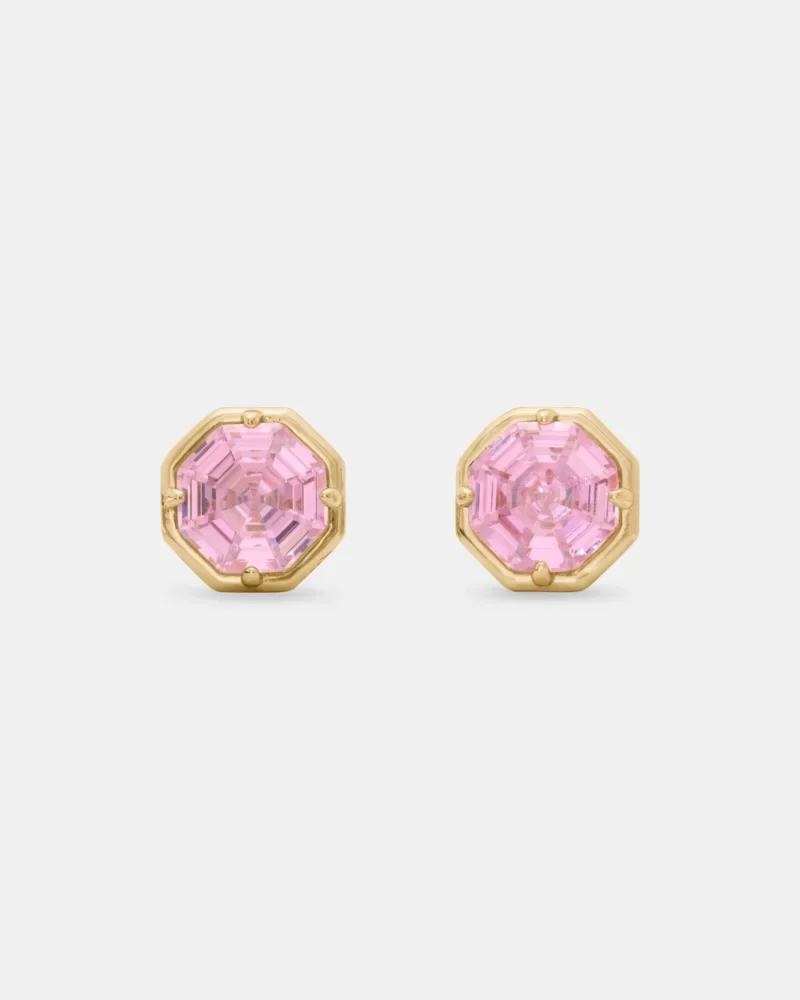 Opulence Octagon Stone Studs - 1