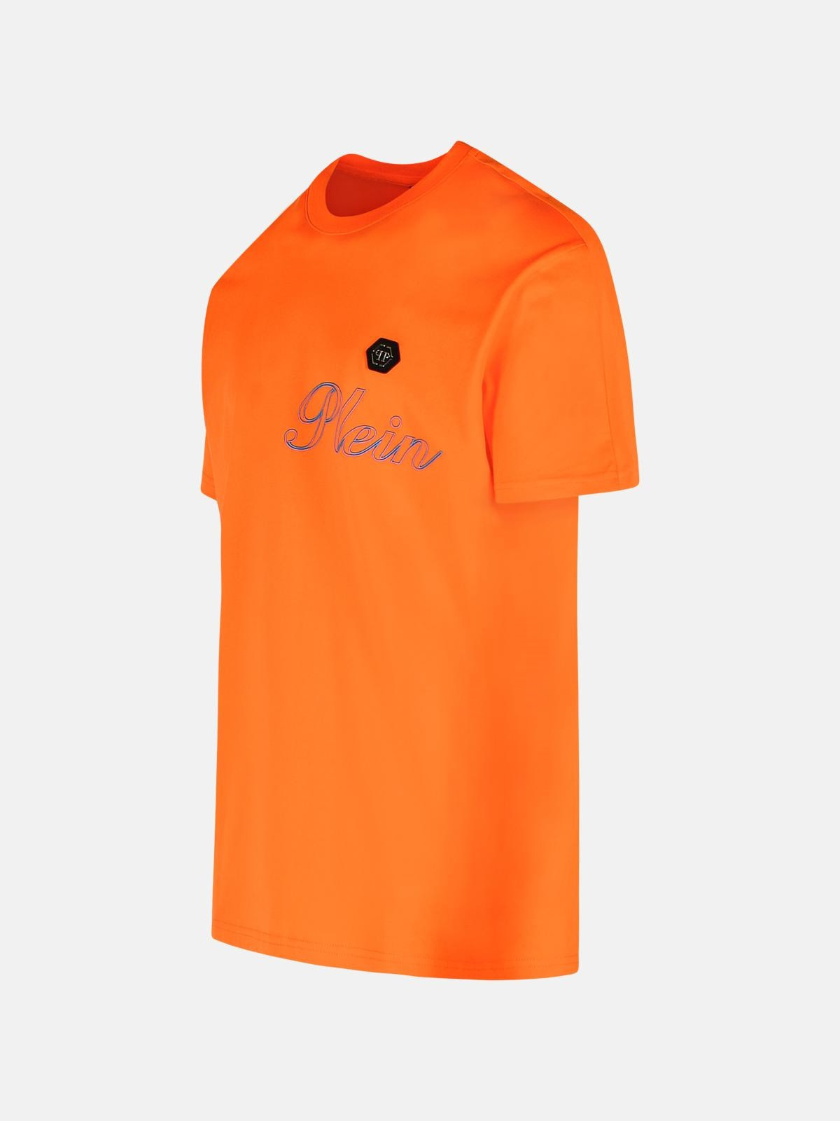 ORANGE COTTON T-SHIRT - 2