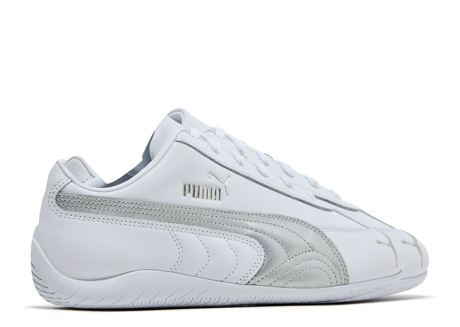 SPEEDCAT LEATHER 'WHITE SILVER' - 3