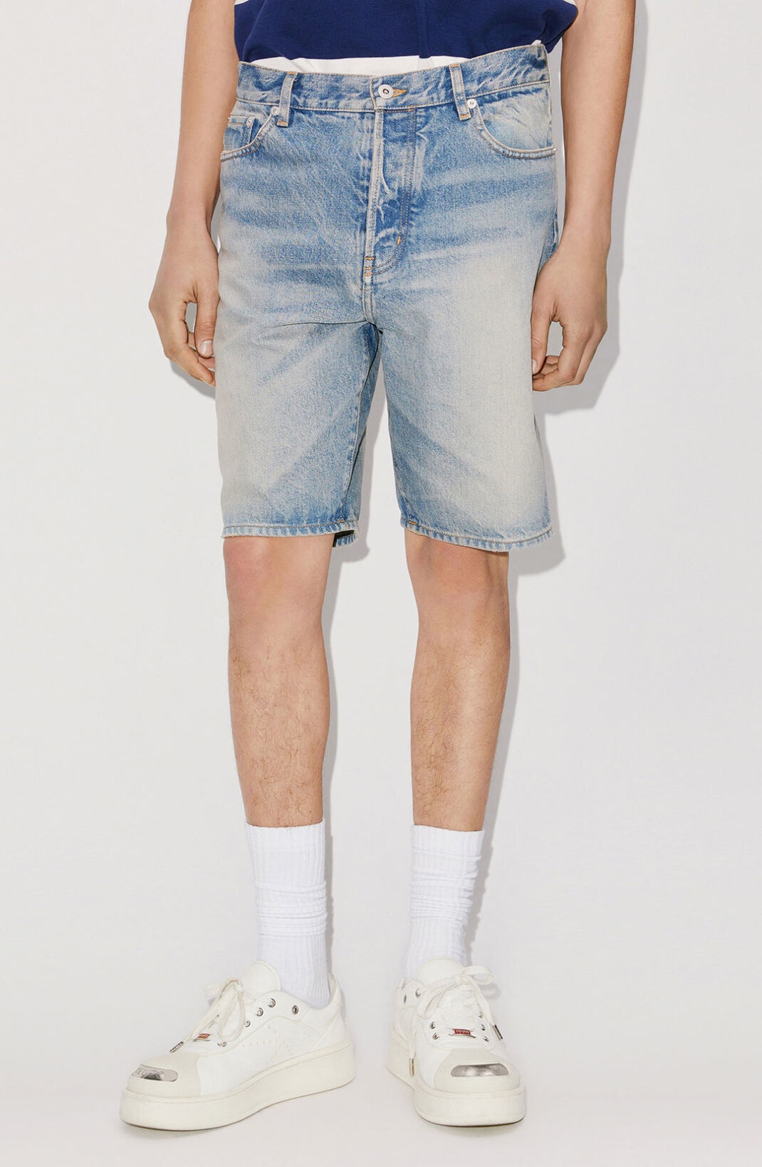 KENZO HIMAWARI denim shorts | REVERSIBLE