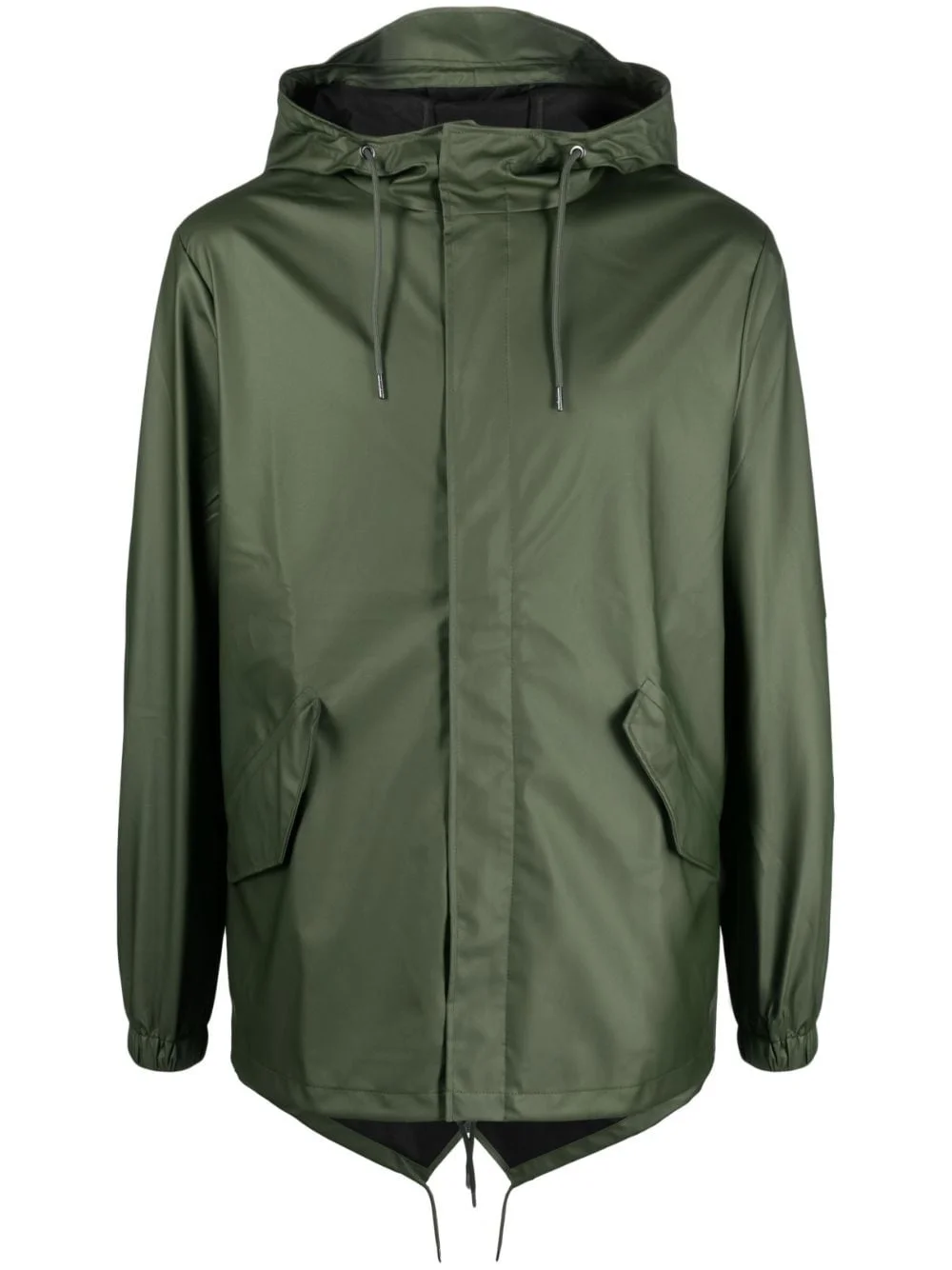 Fishtail hooded raincoat - 1