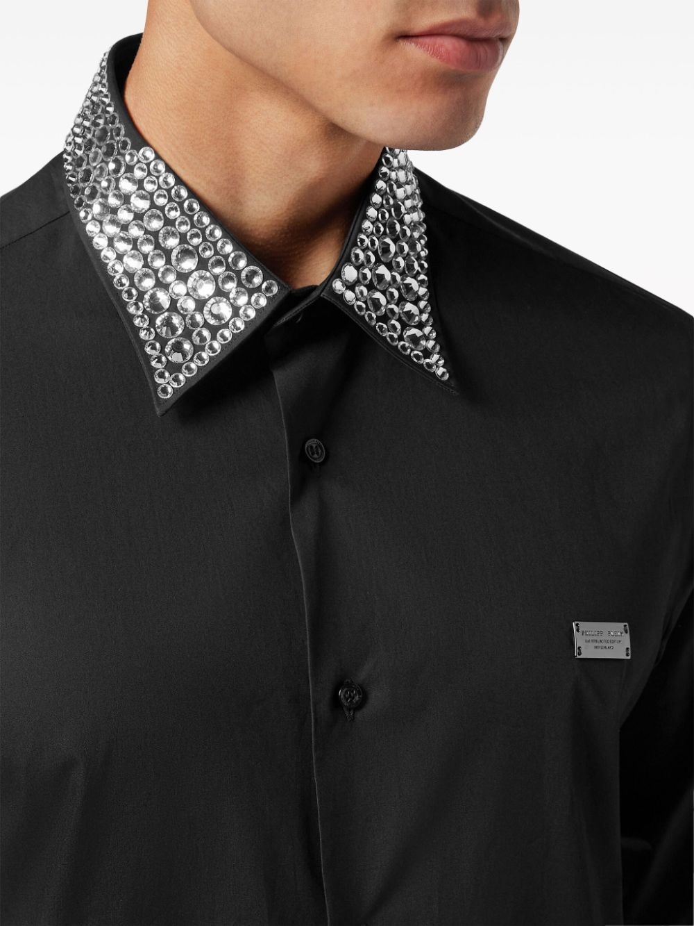 Sugar Daddy crystal-embellished shirt - 4