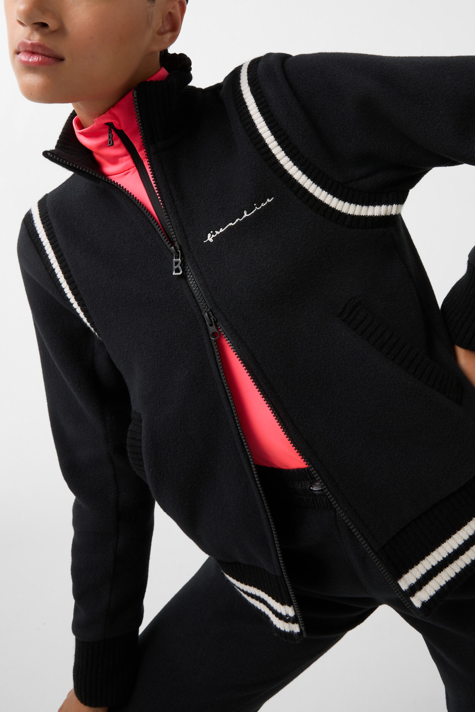 Anina Fleece jacket in Black - 5