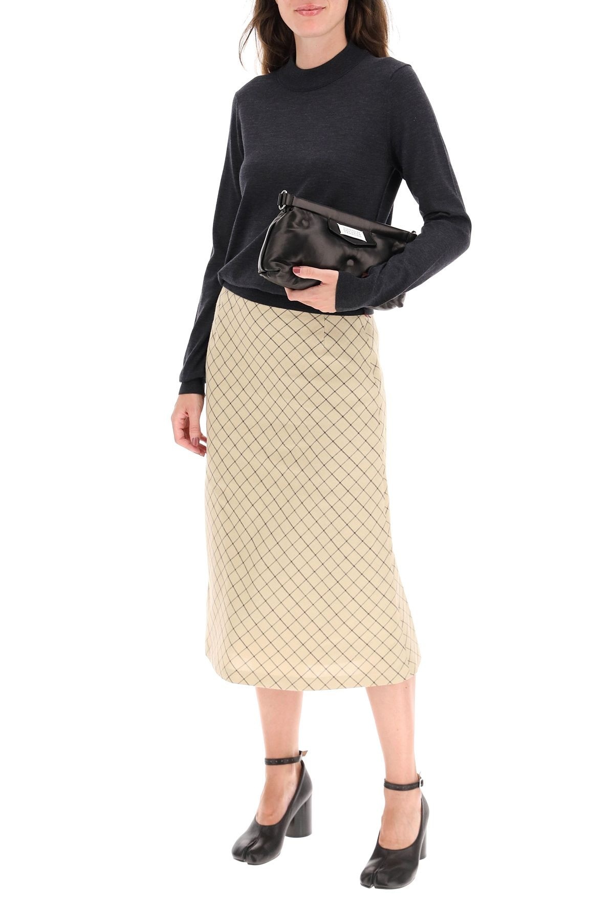 MIDI COTTON SKIRT - 2