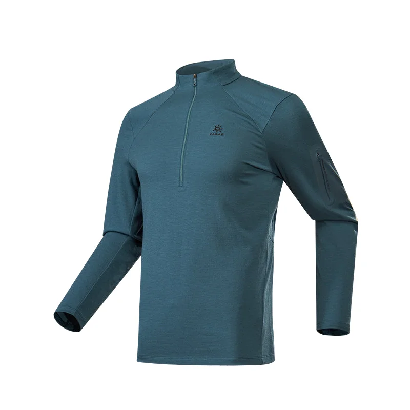 KAILAS XM2 Merino Wool Half-Zip Long Sleeve T-Shirt Men's - 1