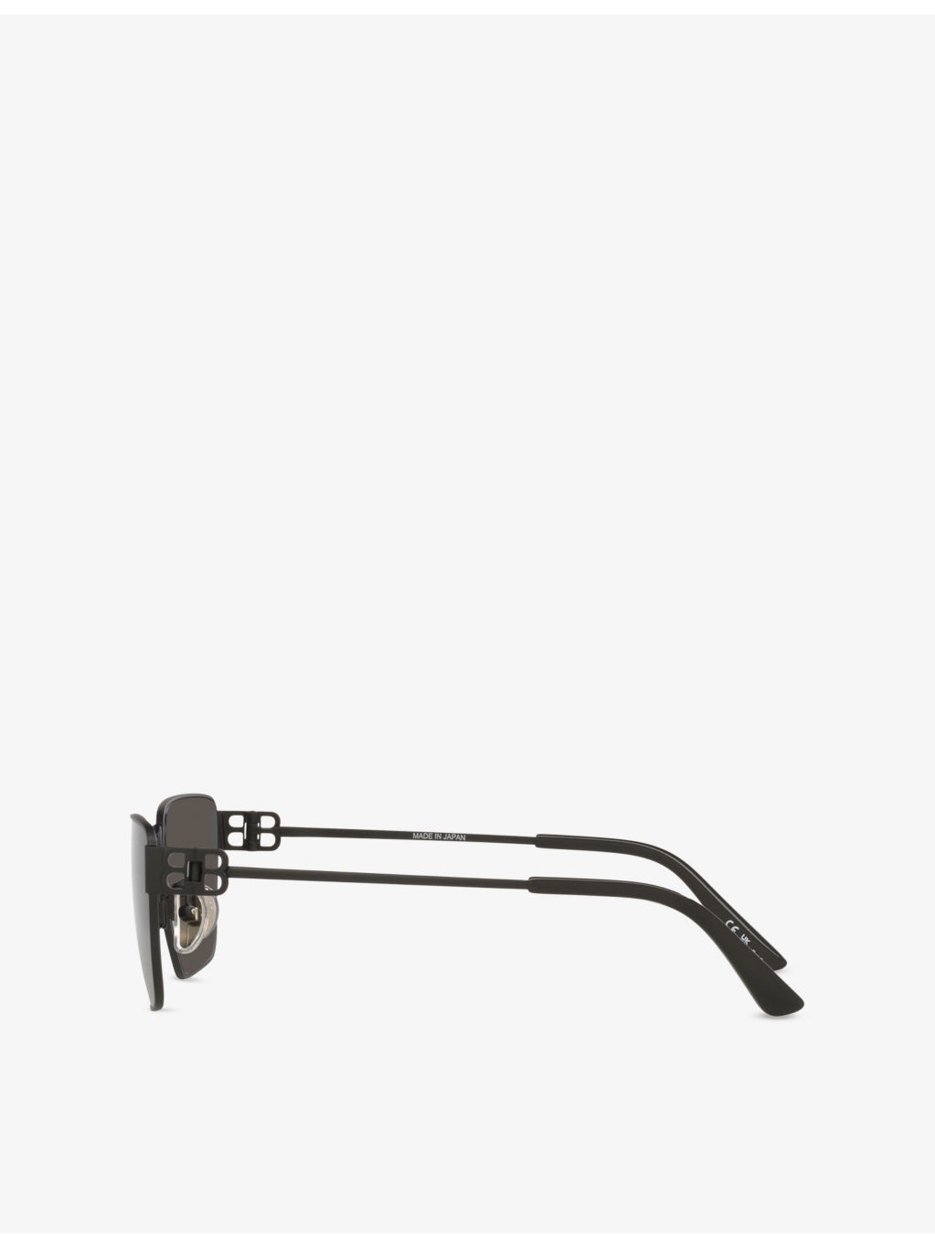 BB0374SK Rectangle-Frame Metal Sunglasses - 2