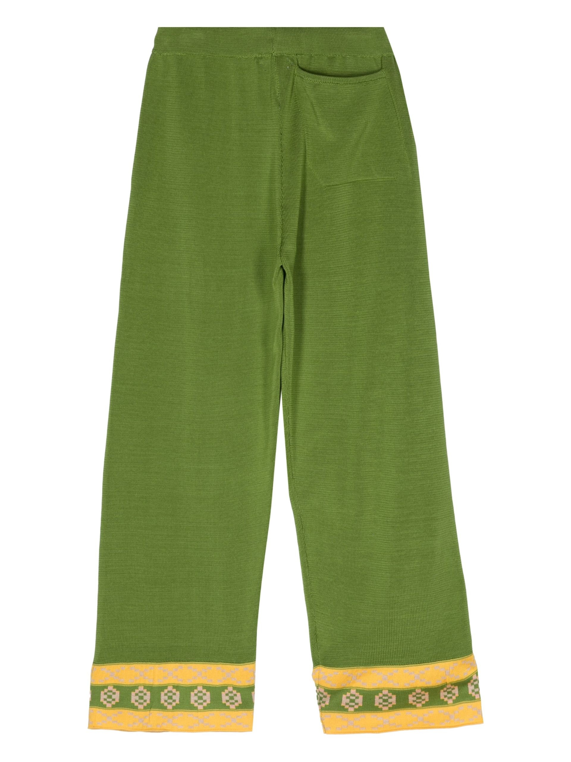 Green Wellfleet Straight-Leg Trousers - 2