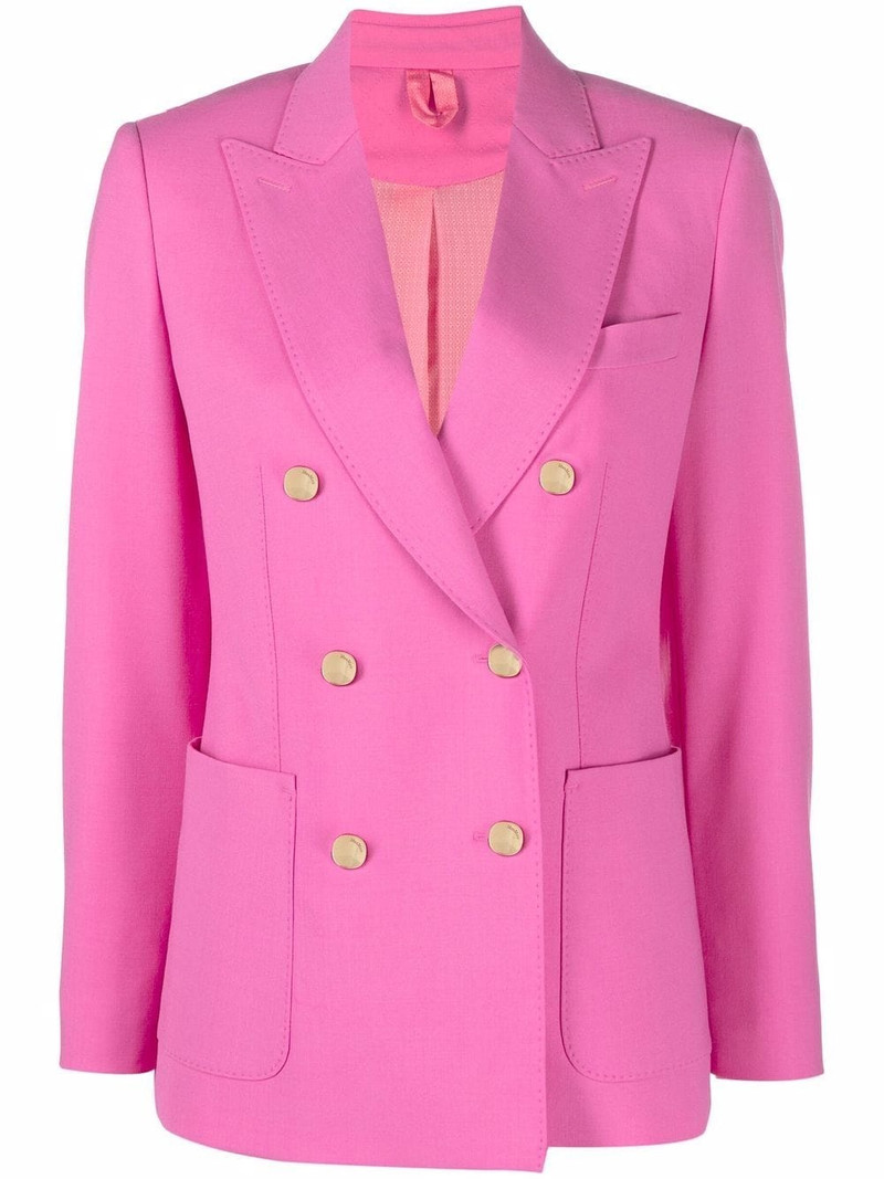 double-breasted tailored blazer 1