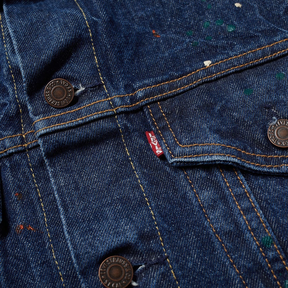 END. x Levi'sÂ® 'Painted' Selvedge Trucker Jacket - 3