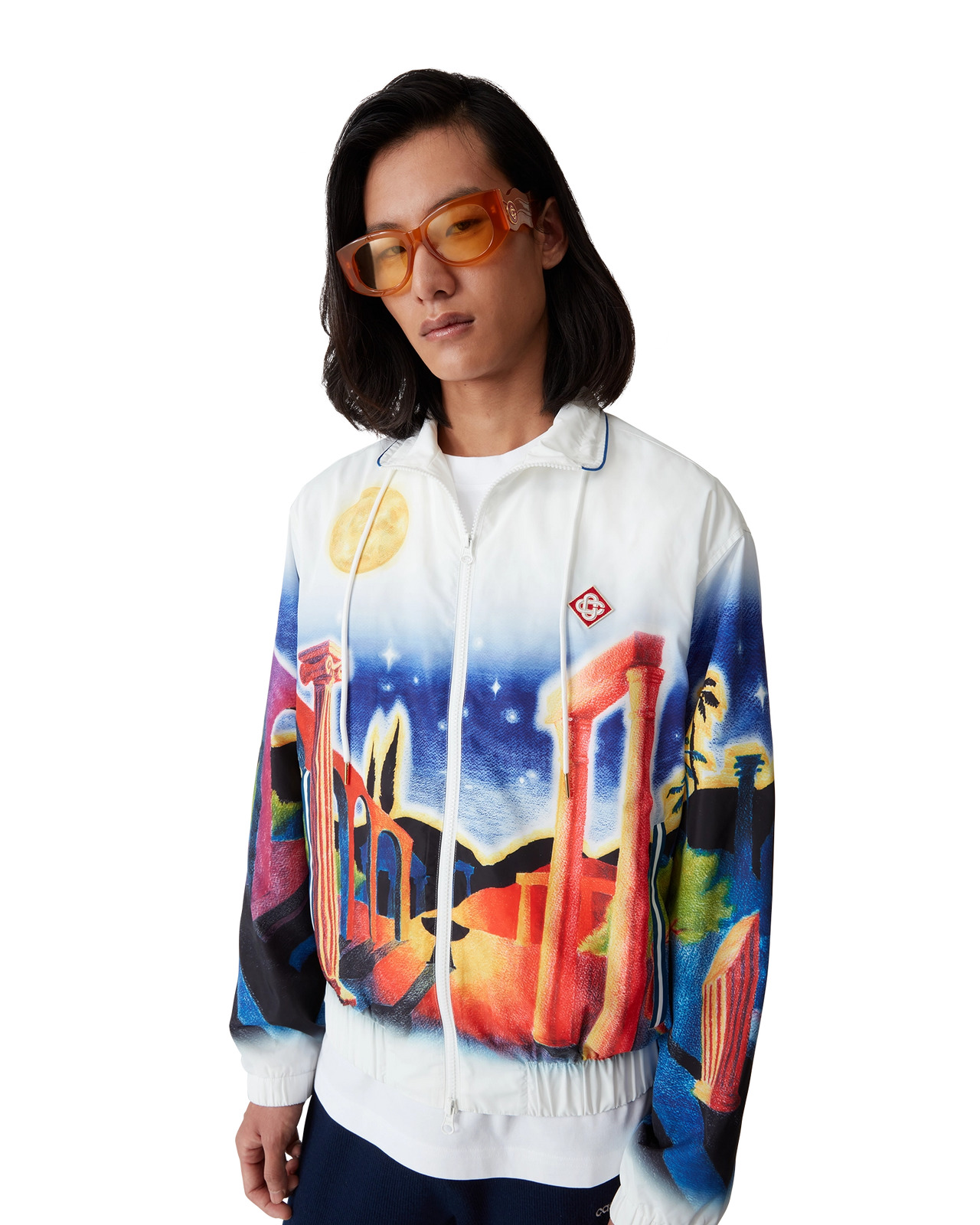 Midnight Acropolis Windbreaker Jacket | Casablanca Paris - 5