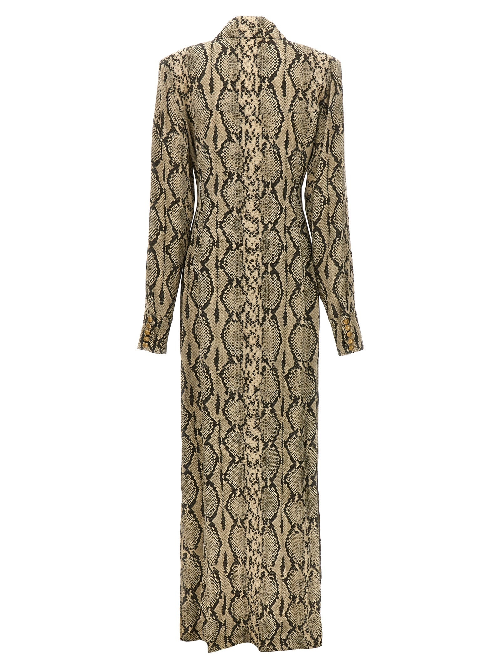 Balmain Python Pattern Shirt Dress - 2