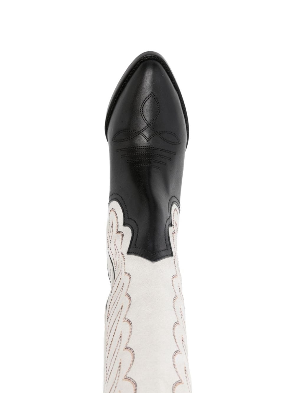 Liela 60mm embroidered leather boots - 4
