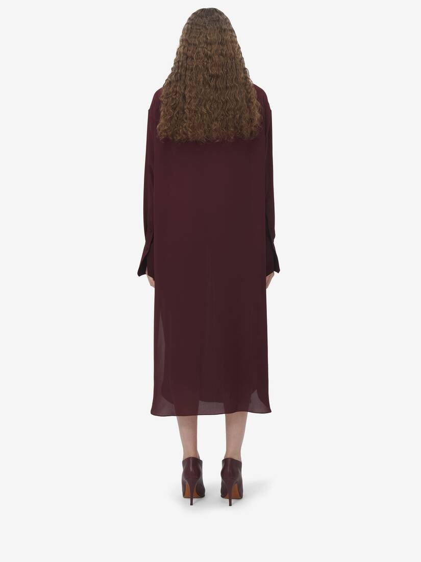 Georgette Shirt Dress - 4
