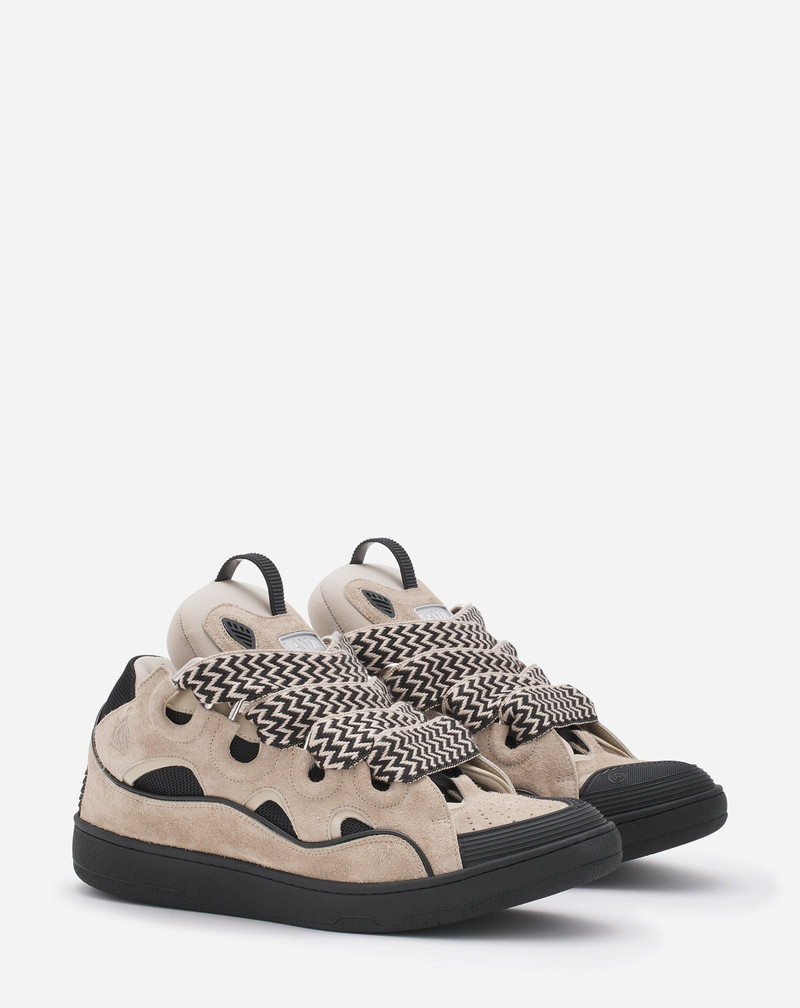 LEATHER CURB SNEAKERS 2