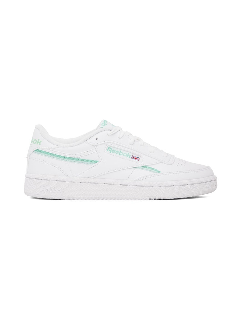 White & Green Club C 85 Vegan Sneakers 1