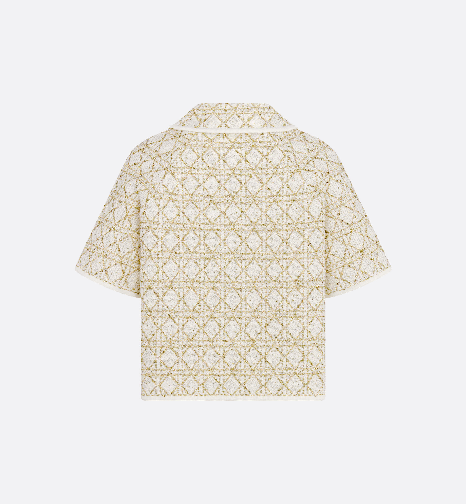 Dior Or Short-Sleeved Cannage Jacket - 2