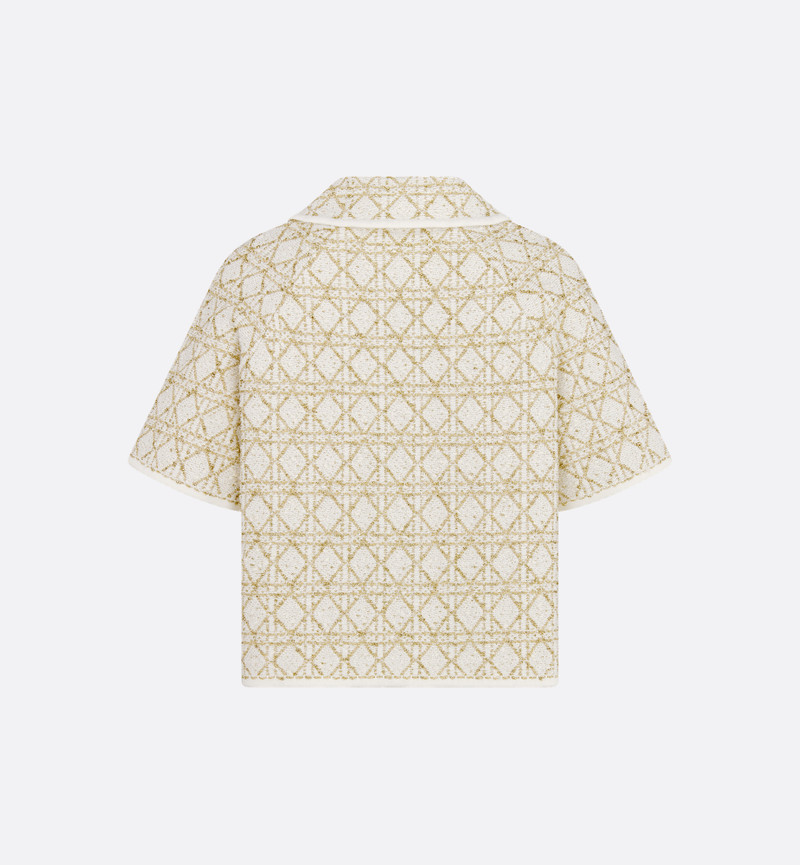 Dior Dior Or Short-Sleeved Cannage Jacket outlook