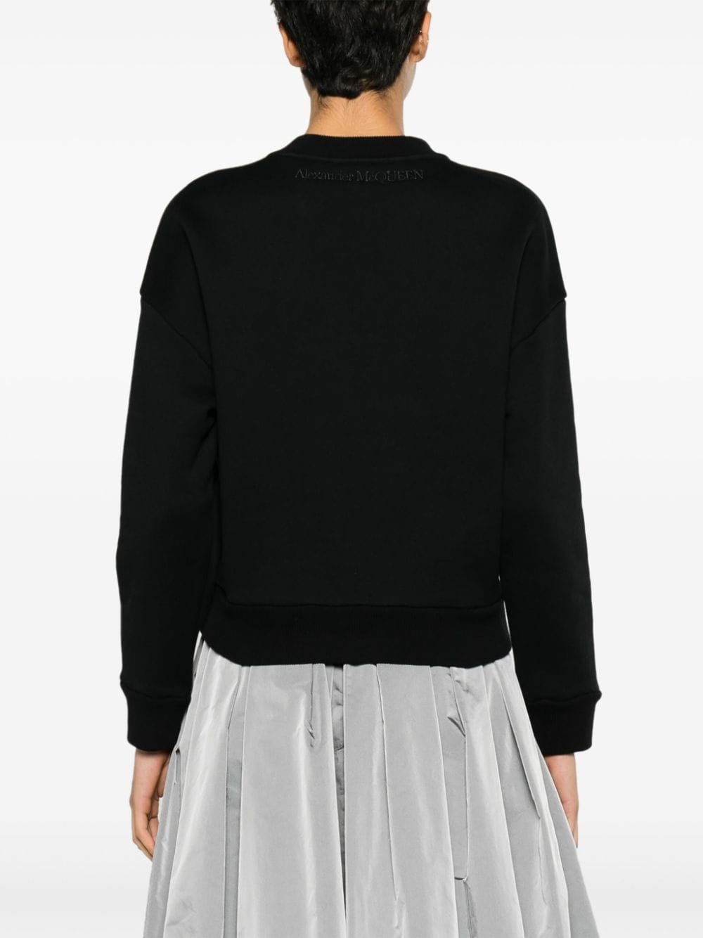 knot-embellished cotton sweatshirt - 4